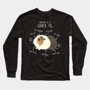 Guinea Pig Anatomy Long Sleeve T-Shirt